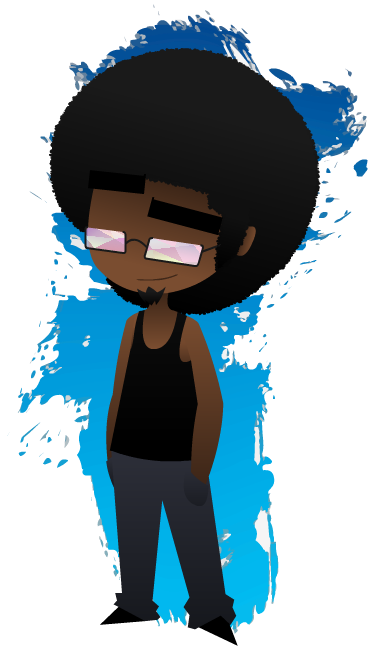  vector illustration of artist